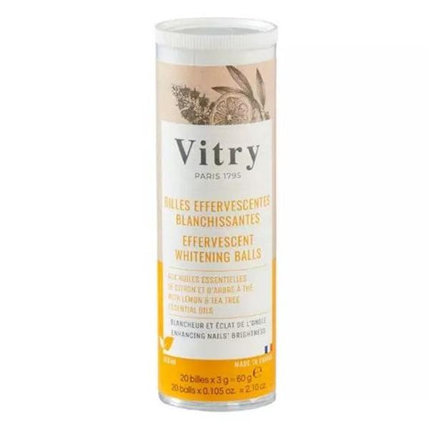 Vitry Nail Care Billes Effervescentes Blancheur et Eclat de l'Ongle 20 billes
