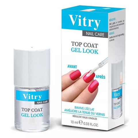 Vitry Nail Care Top Coat Gel Look (10 ml)