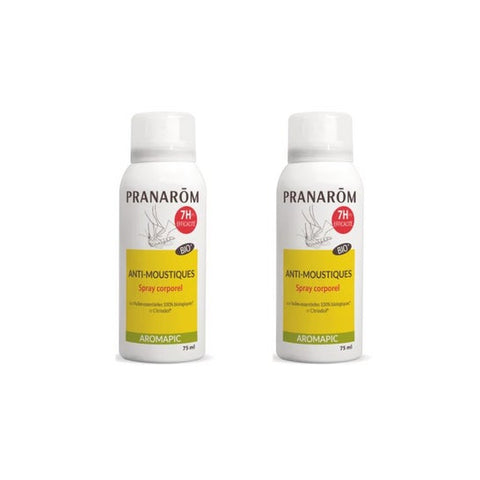 Pranarom Aromapic Organic Mosquito Repellent Spray Twin Pack 2 x 75ml