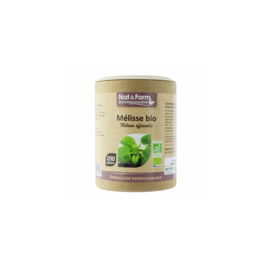 Nat&Form Tisanes Mélisse Bio 30 g