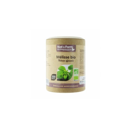 Nat&Form Tisanes Mélisse Bio 30 g