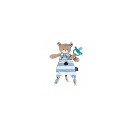 Chicco Sucette de poche Ours bleu Gardien de poche
