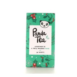 Panda Tea Assortiment De 4 Thés & Infusions d'Hiver 20 Sachets