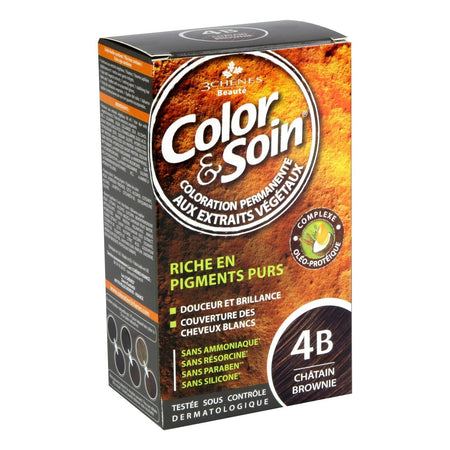 3chênes Kit Coloration Châtain Brownie 4B 135ml