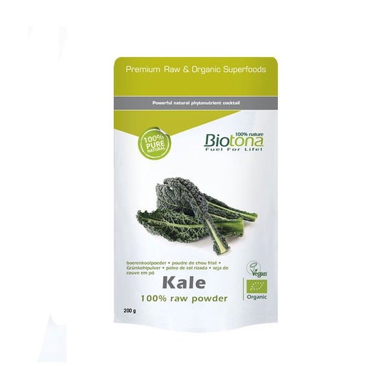 Biotona poudre crue de chou frisé, super-aliments bio (120 g)