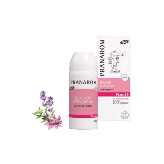 Pranarôm Roll-on Citronella lait corporel (30 ml)