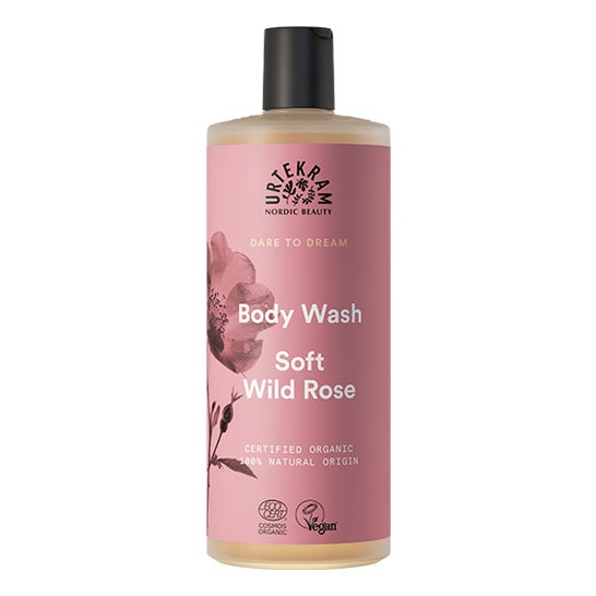 Urtekram Soft Wild Rose gel de bain éco vegan (500 ml)