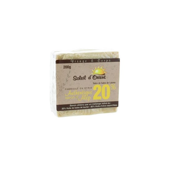 Pharm'up Savon d'Alep 20% Soleil d'Orient Pain Visage & Corps 200g