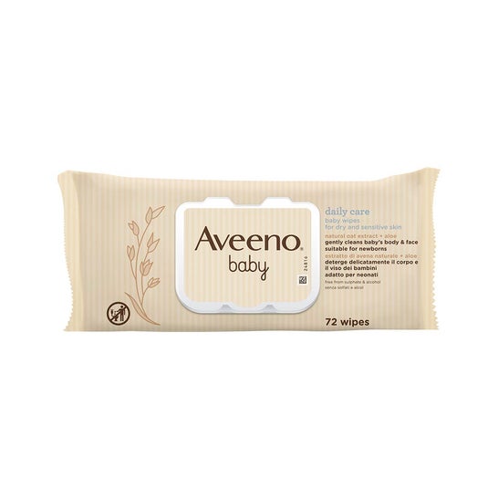 Aveeno Baby lingettes nettoyantes (72 pièces)