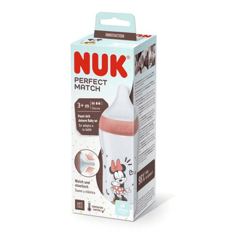 Nuk Perfect Match Biberon Silicone PP 3+M Minnie 260 ml 1 unité