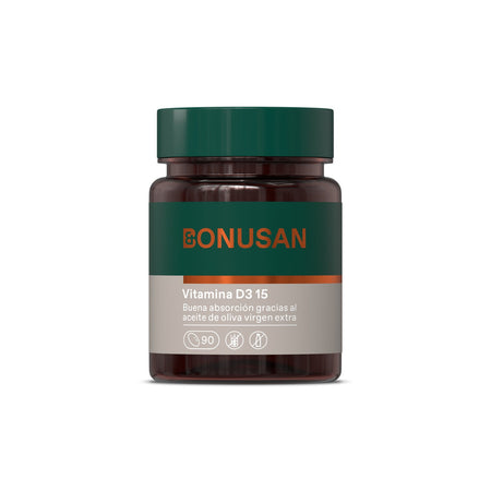 Bonusan Vitamine D3 15mcg (90 gélules)