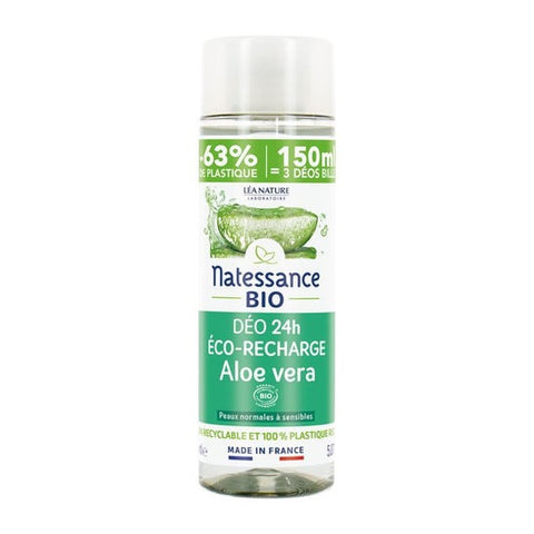 Natessance Bio Déodorant rechargeable Aloe Vera (150 ml)