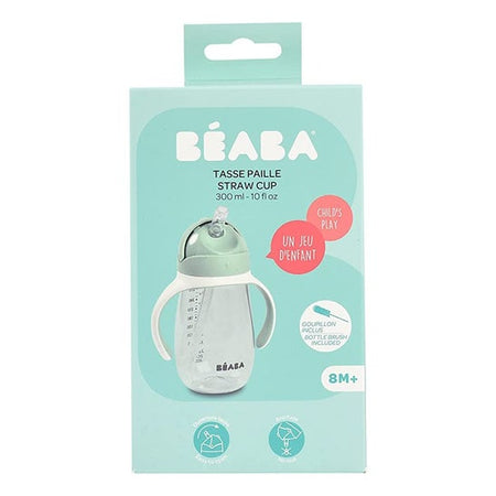 Béaba Tasse à Paille Vert Sauge 300ml