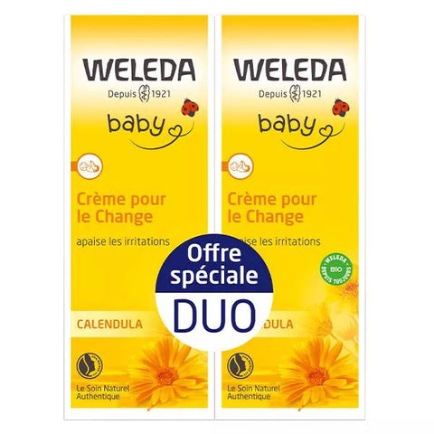 Weleda Calendula Nappy Cream Organic Pack of 2 x 75ml