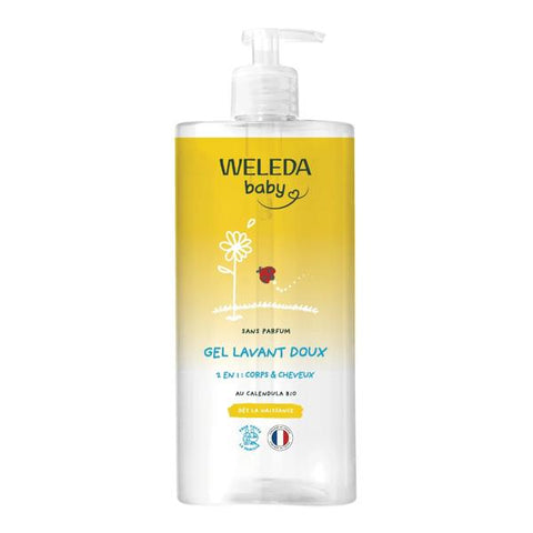 Weleda Baby Calendula Gentle Shampoo & Body Wash Fragrance-Free 750 ml