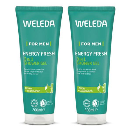 Weleda Duo Gel Douche 3 en 1 Energy Fresh 2x200ml