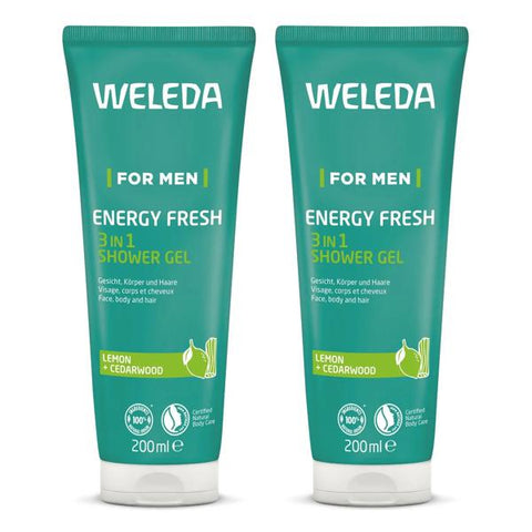 WELEDA 3-in-1 Energy Fresh Shower Gel — 400 ml