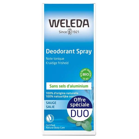 Weleda Sage Organic Deodorant Twin Pack 2 x 100ml