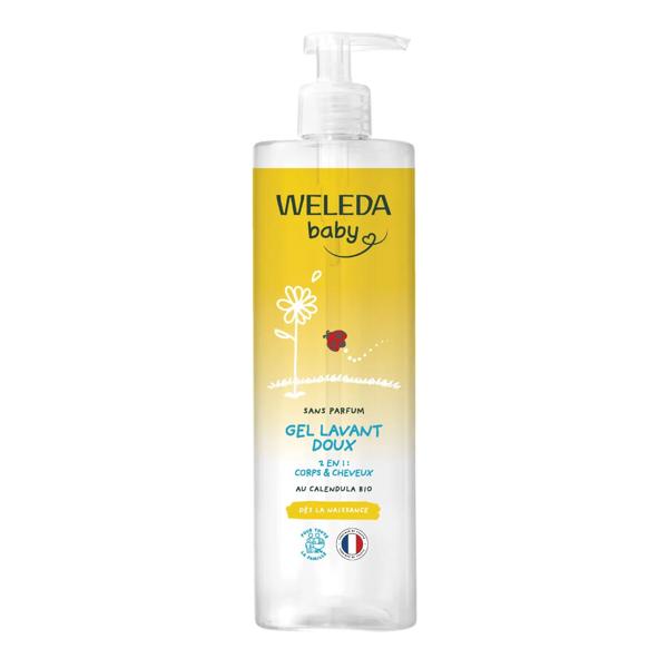 Weleda bébé Gel lavant doux Calendula sans parfum (400 ml)