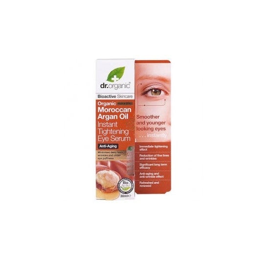 Dr. Organic Sérum contour des yeux Fermeté instantanée à l'huile d'argan (300 ml)