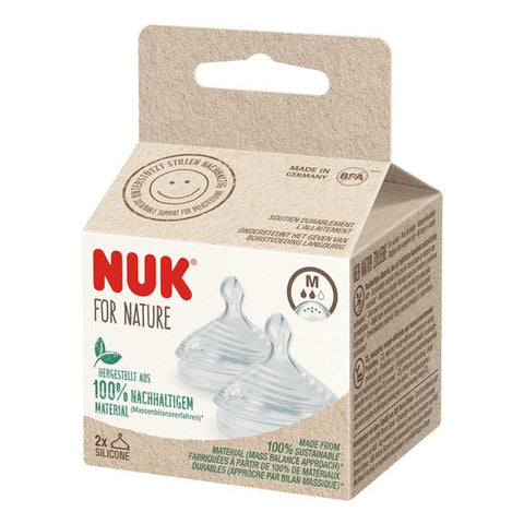 Nuk For Nature tétine silicone M (2 unités)