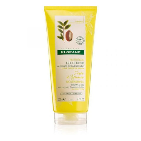 Klorane Gel Douche Cupuaçu Bio Zeste D'Agrumes 200ml