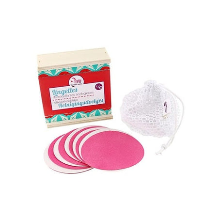 Lamazuna Coffret de 10 lingettes démaquillantes