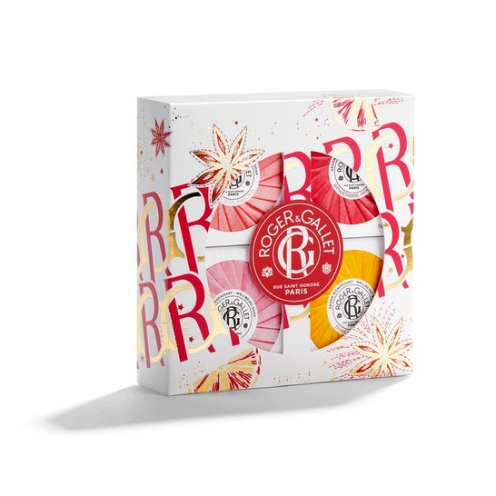 Roger & Gallet coffret Noël 2023 savons bienfaisants (4 x 50 g)