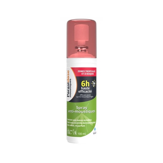 Parasidose Spray Répulsif Moustiques Zones Tropicales (100 ml)