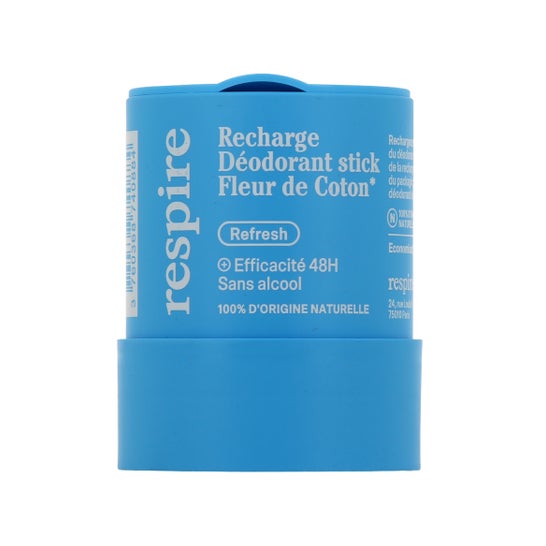 Respire Recharge Déodorant Stick Fleur de Coton (50 g)