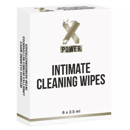 Xpower Intimate Cleaning Wipes - lingettes nettoyantes - 6 lingettes