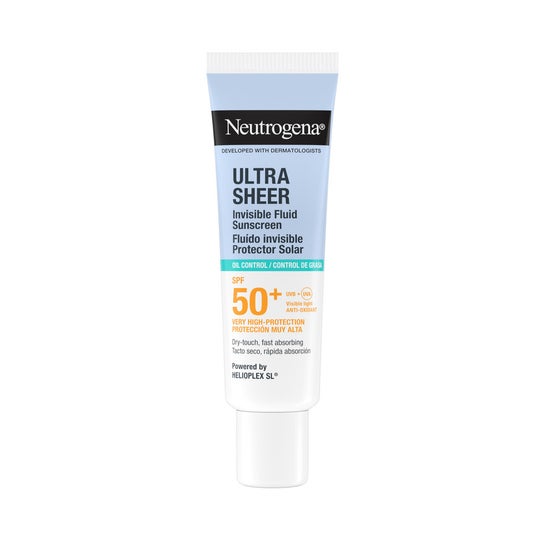 Neutrogena Ultra Sheer fluide invisible contrôle de brillance SPF50 (50 ml)