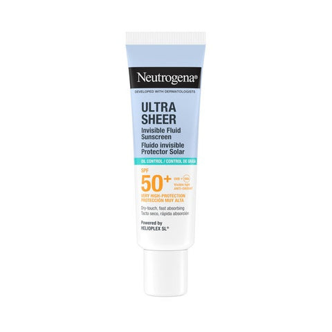 Neutrogena Ultra Sheer fluide invisible contrôle de brillance SPF50 (50 ml)