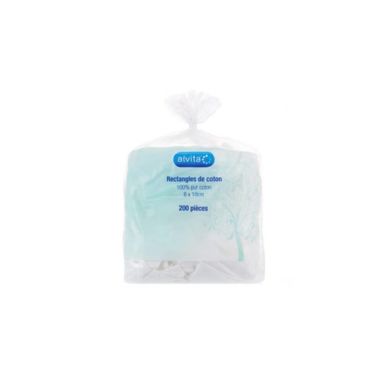 Alvita Rectangle Coton 8X10Cm 200