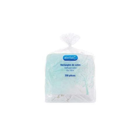 Alvita Cotton Pads 8x10cm 200 units