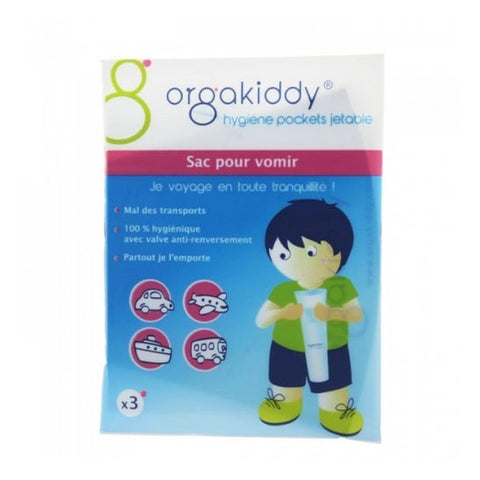 Orgakiddy Hygiene Pocket Vomit Bag 3 units