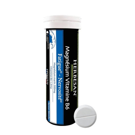 Herbesan Magnésium Marin Vitamine B6 1.4mg 15 comprimés