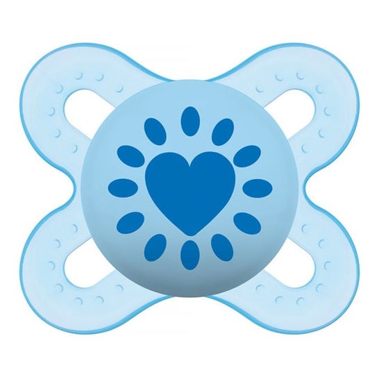 MAM Sucette silicone Start 0-2 mois bleu