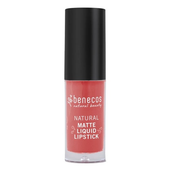 Benecos Cosméticos rouge à lèvres liquide mat corail (5g)