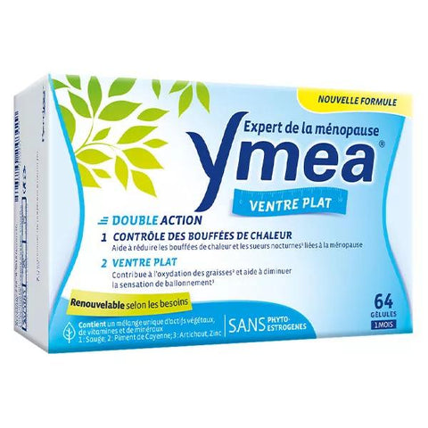 Ymea Menopause Hot Flashes and Flat Belly 64 Capsules
