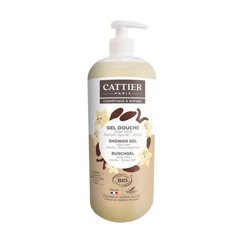 Cattier Gel Douche Sans Sulfate Vanille Tonka (1 L)