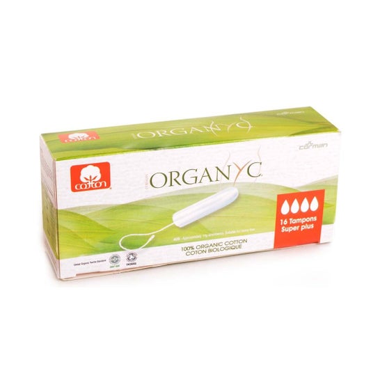 Organyc Super Plus tampons 16 pièces