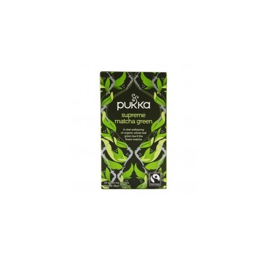 Pukka Matcha Thé vert suprême Bio infusion (20 sachets)