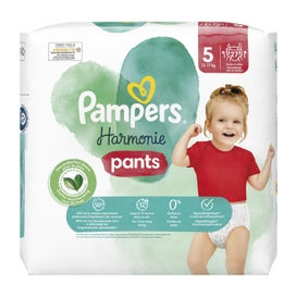Pampers Harmonie Pants Size 5 (12-17 kg) With Recyclable Paper Packaging