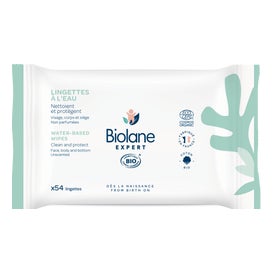 Biolane Lingettes À L'Eau 54 Lingettes