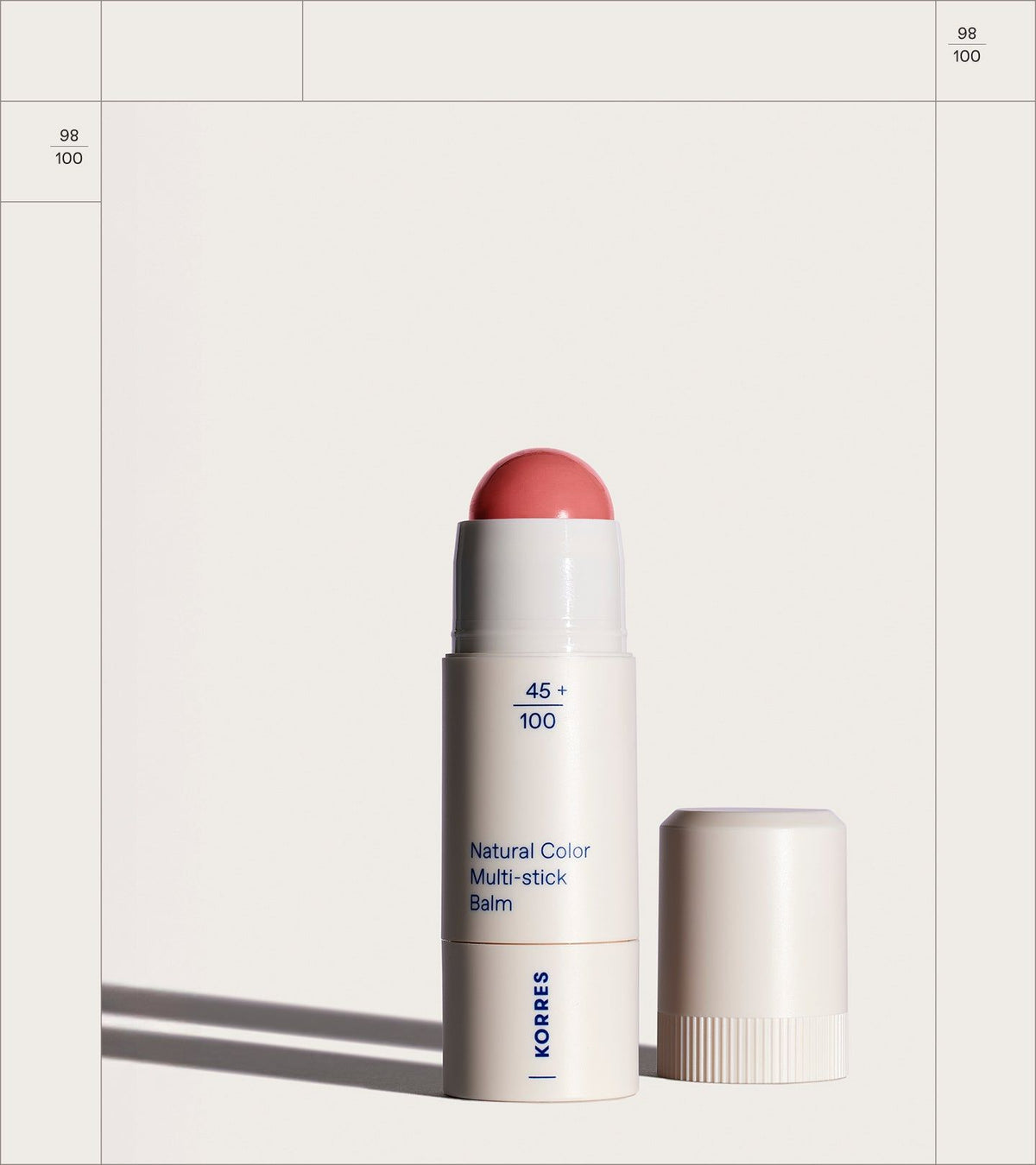 KORRES Natural Color Multistick Baume Petal Pink (4,5 g)
