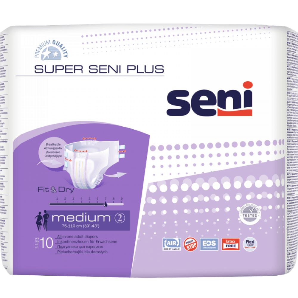 Super Seni Plus culottes d'incontinence (10 pièces)