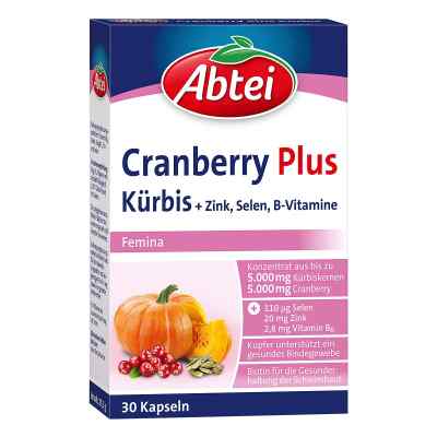 Abtei Kürbis Plus Cranberry gélules (30 pièces)