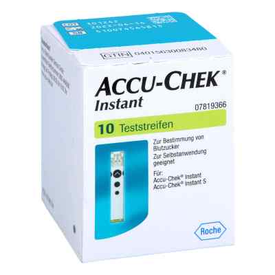 Accu Chek Instant bandelettes de test (1x10 pièces)