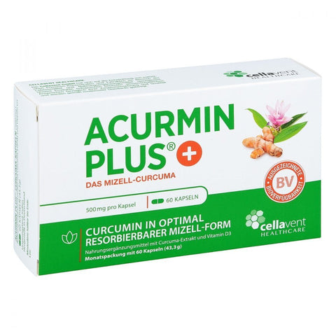 Acurmin Plus micellar turmeric softgels (60 capsules)